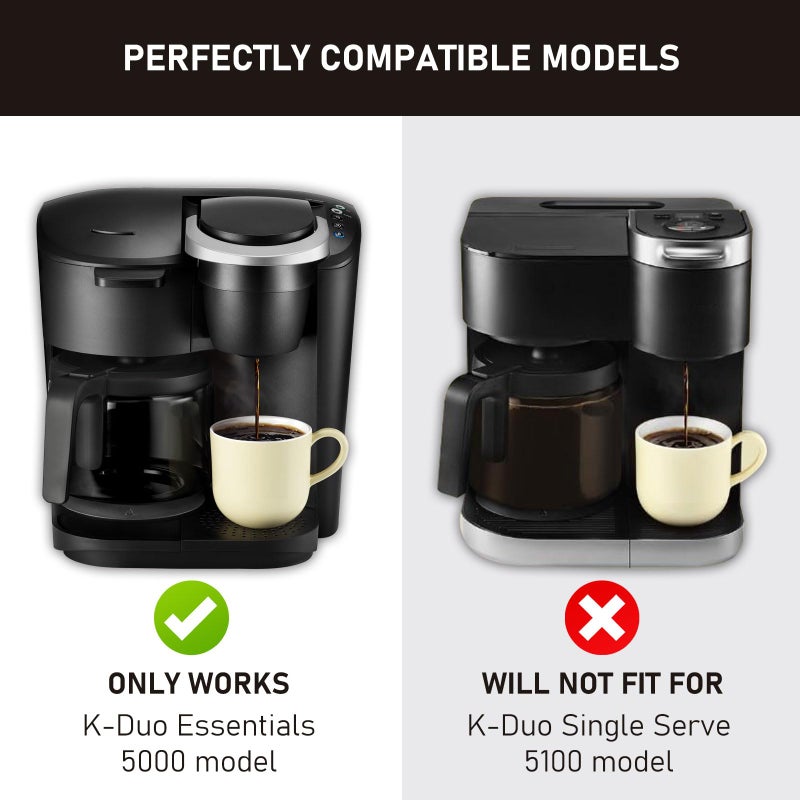 Colidier 12-Cup Coffee Pot Replacement Compatible with Keurig 5000 K-Duo Essentials & K-Duo Essentials Hot & Cold Brewer Models (NOT Fit K-DUO 5100 Single Server Model) - Image 2